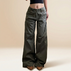 Urbana — Pantalón Cintura Alta Estilo Urbano | Mujer