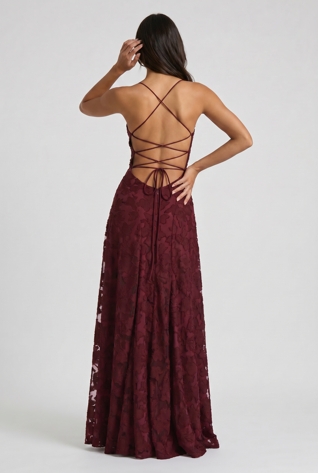 ELOÍSA | Vestido largo con espalda de lazada