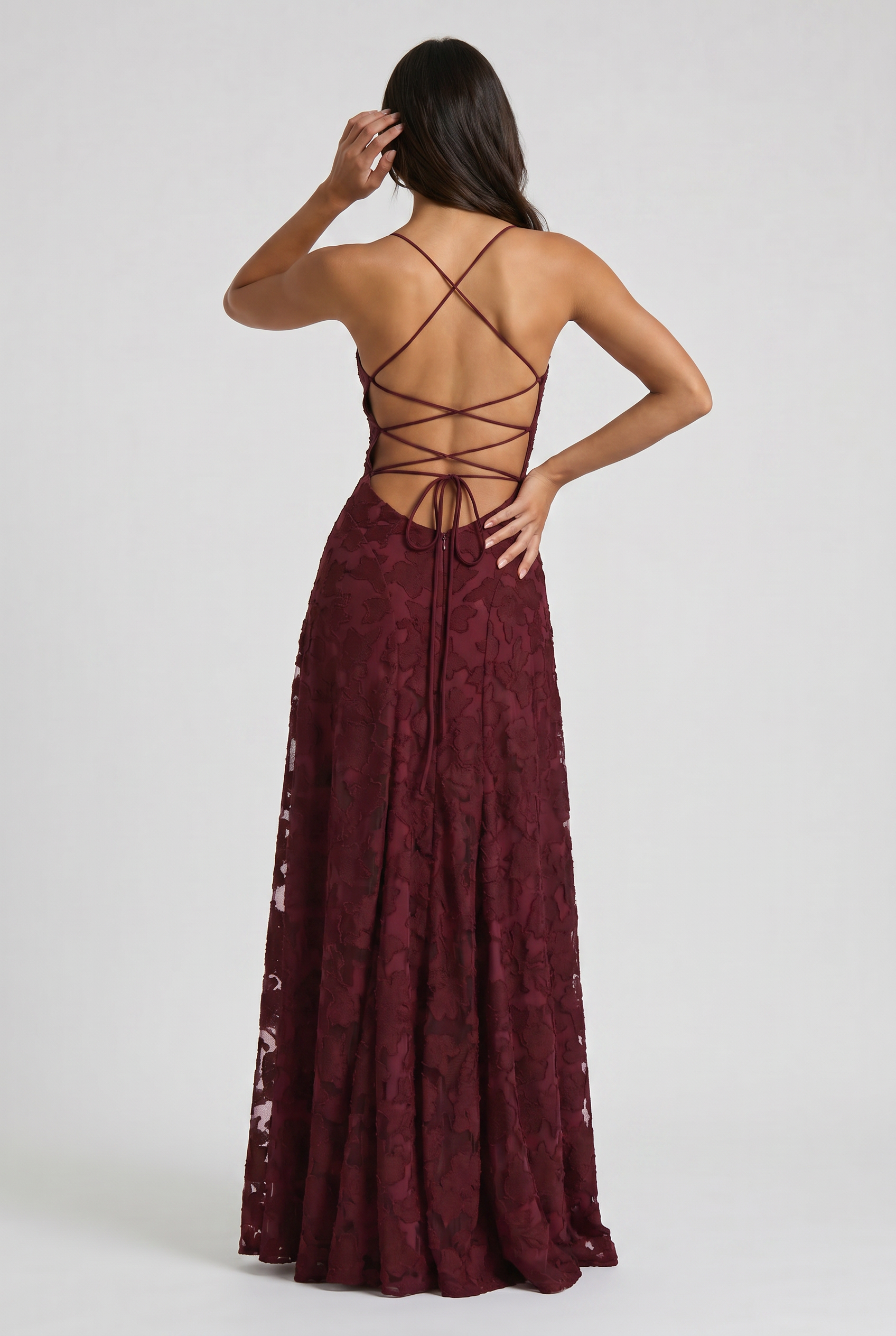 ELOÍSA | Vestido largo con espalda de lazada