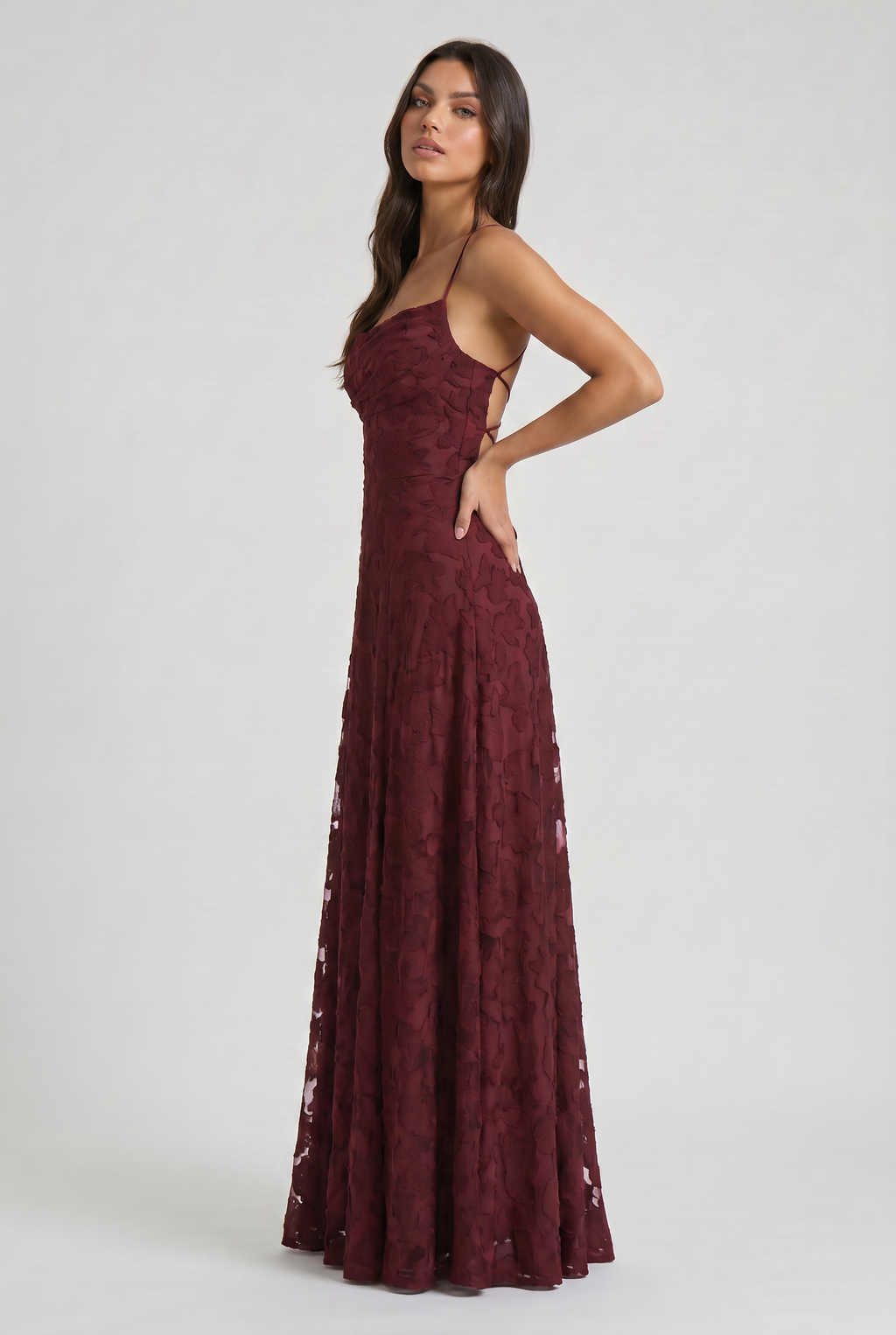 ELOÍSA | Vestido largo con espalda de lazada