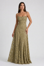 ELOÍSA | Vestido largo con espalda de lazada