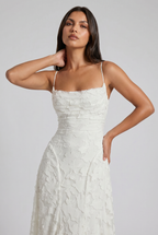 ELOÍSA | Vestido largo con espalda de lazada