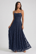 ELOÍSA | Vestido largo con espalda de lazada