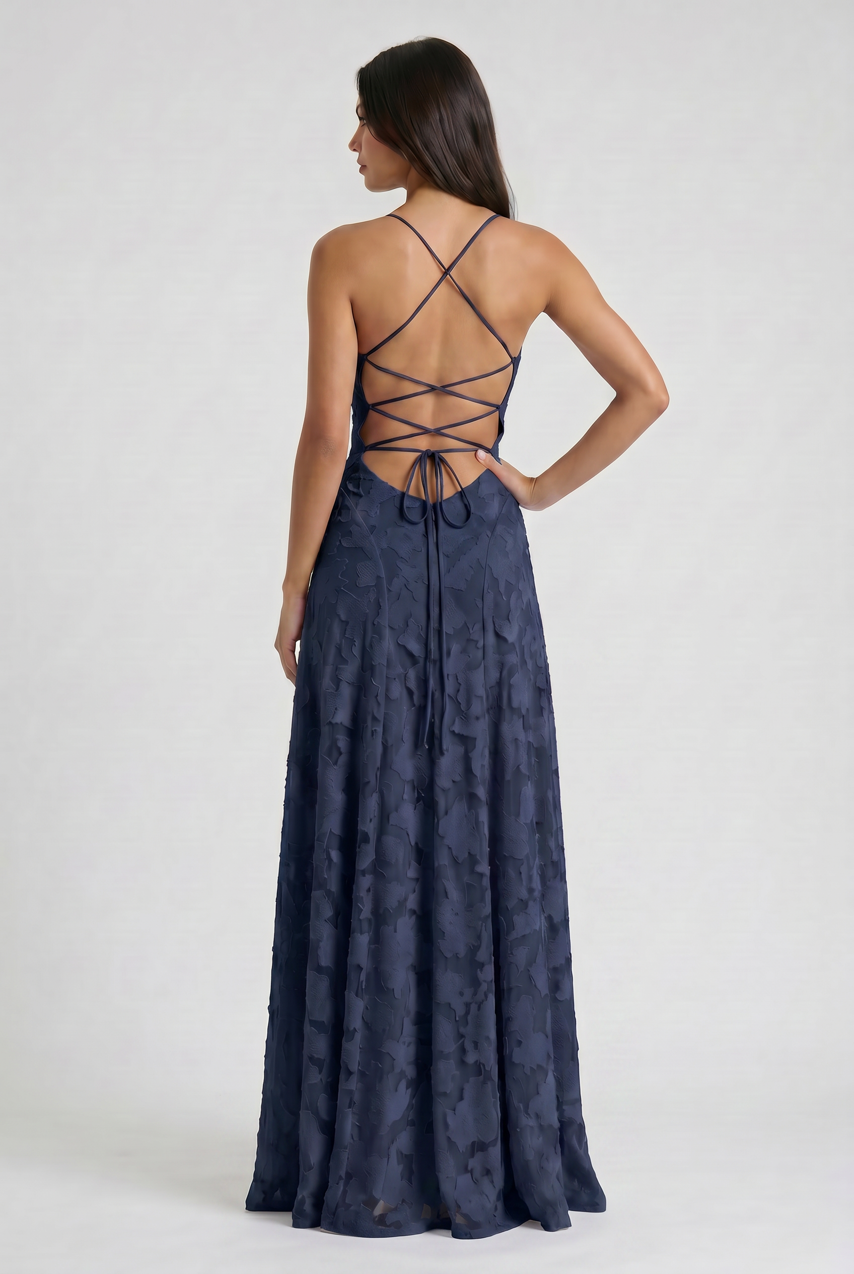 ELOÍSA | Vestido largo con espalda de lazada