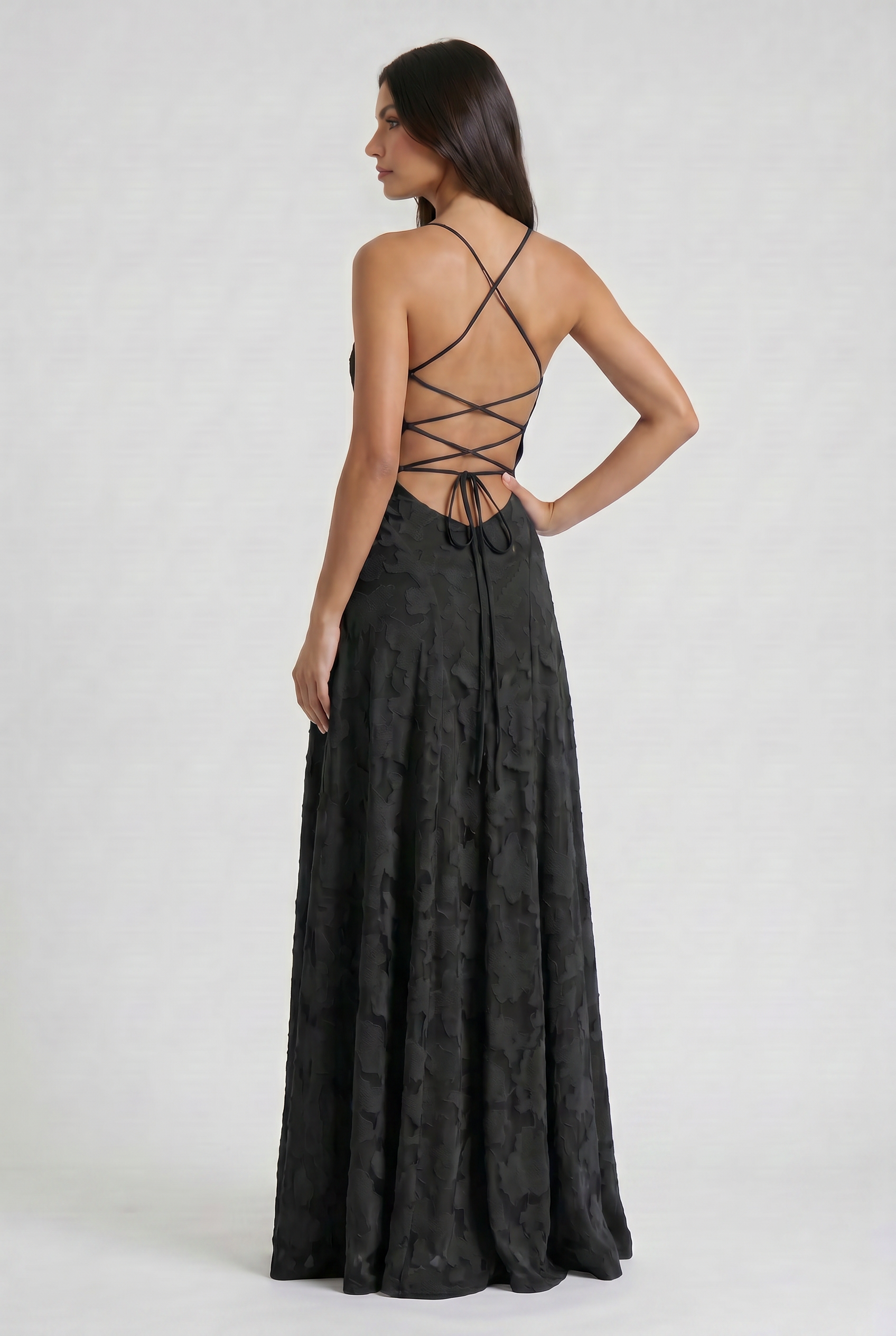ELOÍSA | Vestido largo con espalda de lazada