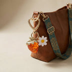 Fresa y Margarita — Colgante para Bolso | Accesorio