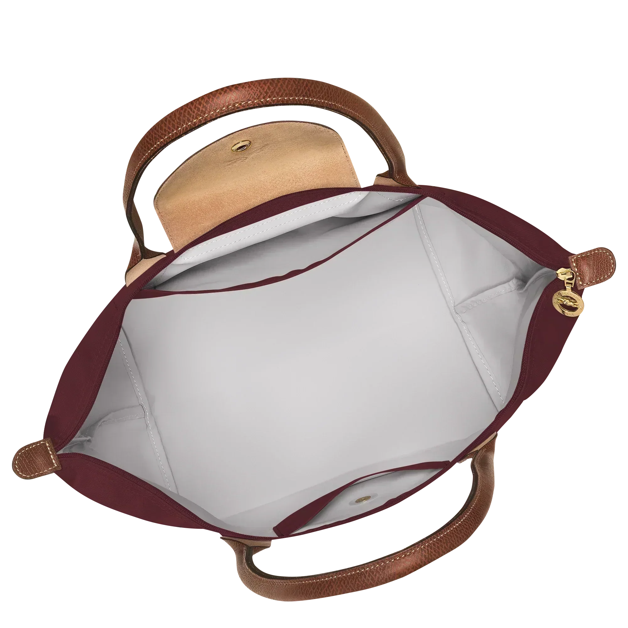 Parisien — Bolso Tote Plegable Borgoña | Gran Viaje