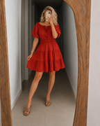 MILA | Vestido con hombros al aire