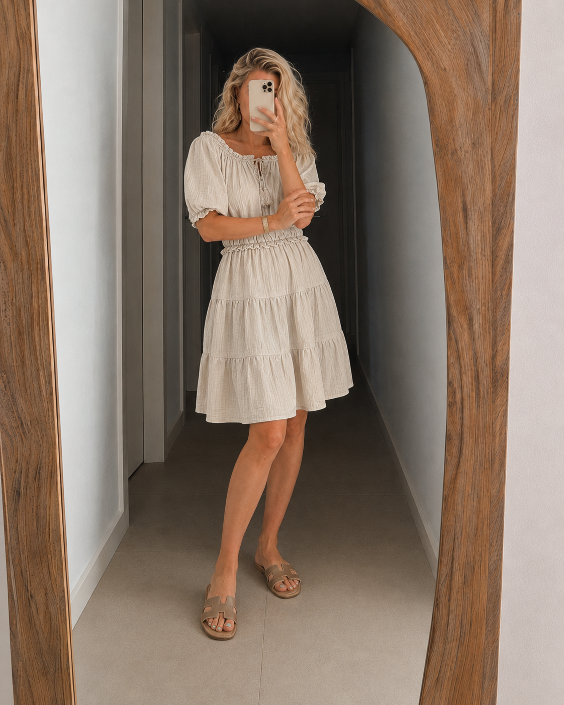MILA | Vestido con hombros al aire