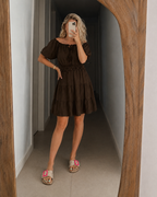 MILA | Vestido con hombros al aire