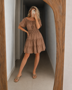 MILA | Vestido con hombros al aire