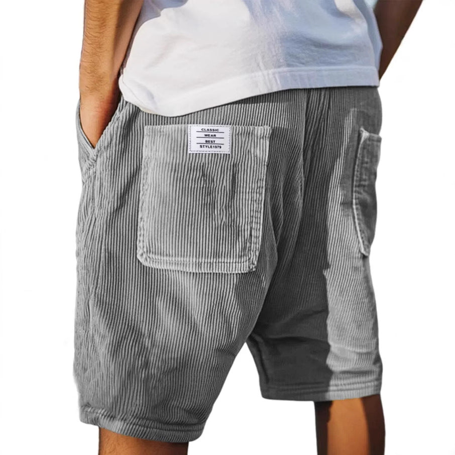 VÍCTOR | Elegantes pantalones cortos de terciopelo