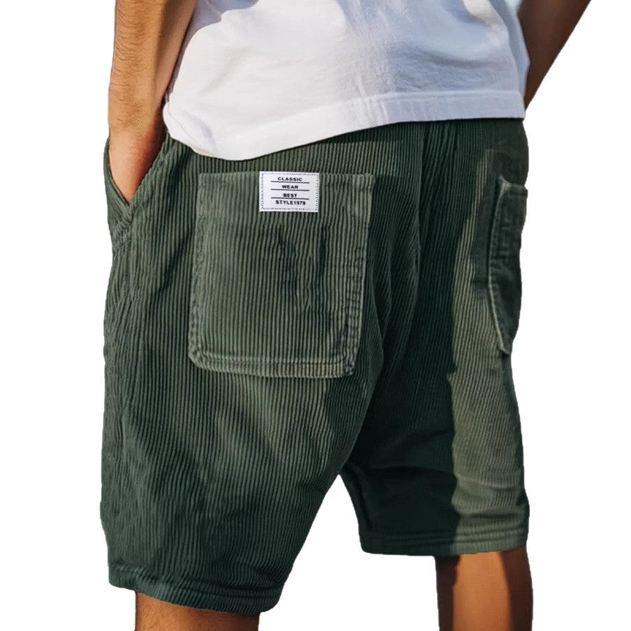 VÍCTOR | Elegantes pantalones cortos de terciopelo