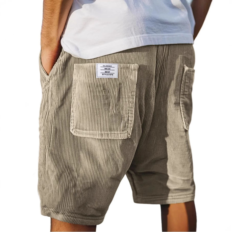 VÍCTOR | Elegantes pantalones cortos de terciopelo