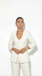 Madame — Traje Sastre Blanco | Poder Femenino Absoluto