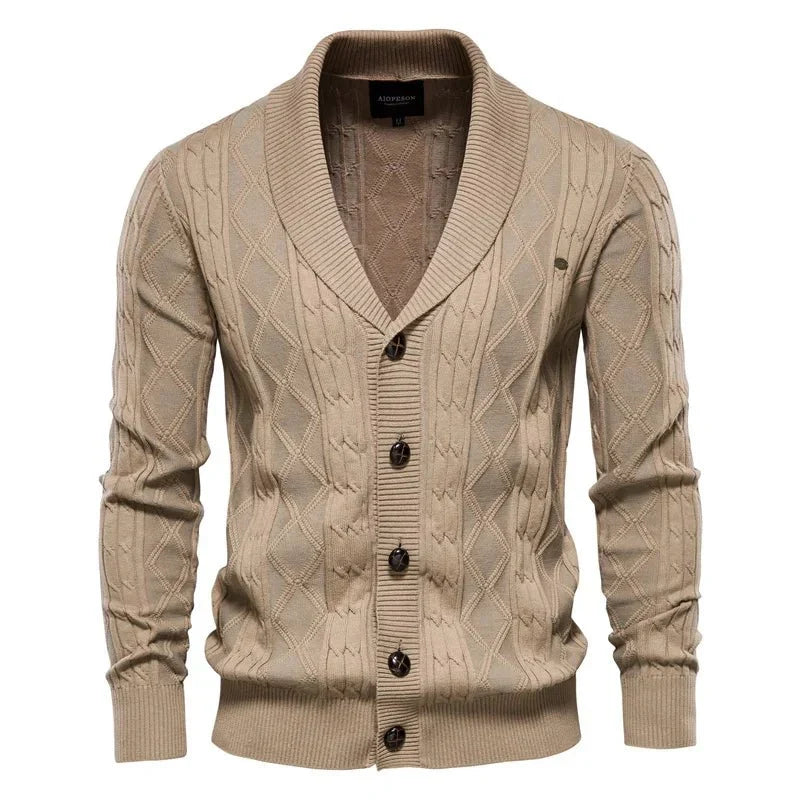 Diego — Cárdigan Botones Hombre | Elegancia Funcional