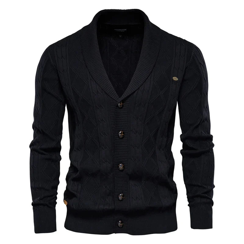 Diego — Cárdigan Botones Hombre | Elegancia Funcional