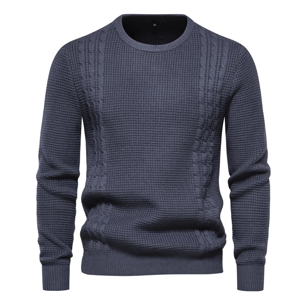 Abraham — Jersey Punto Casual Cálido Hombre