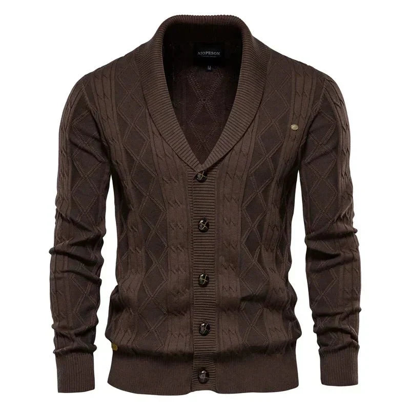 Diego — Cárdigan Botones Hombre | Elegancia Funcional
