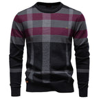 Lucas — Jersey Punto Rombos Hombre | Artesanía Textil