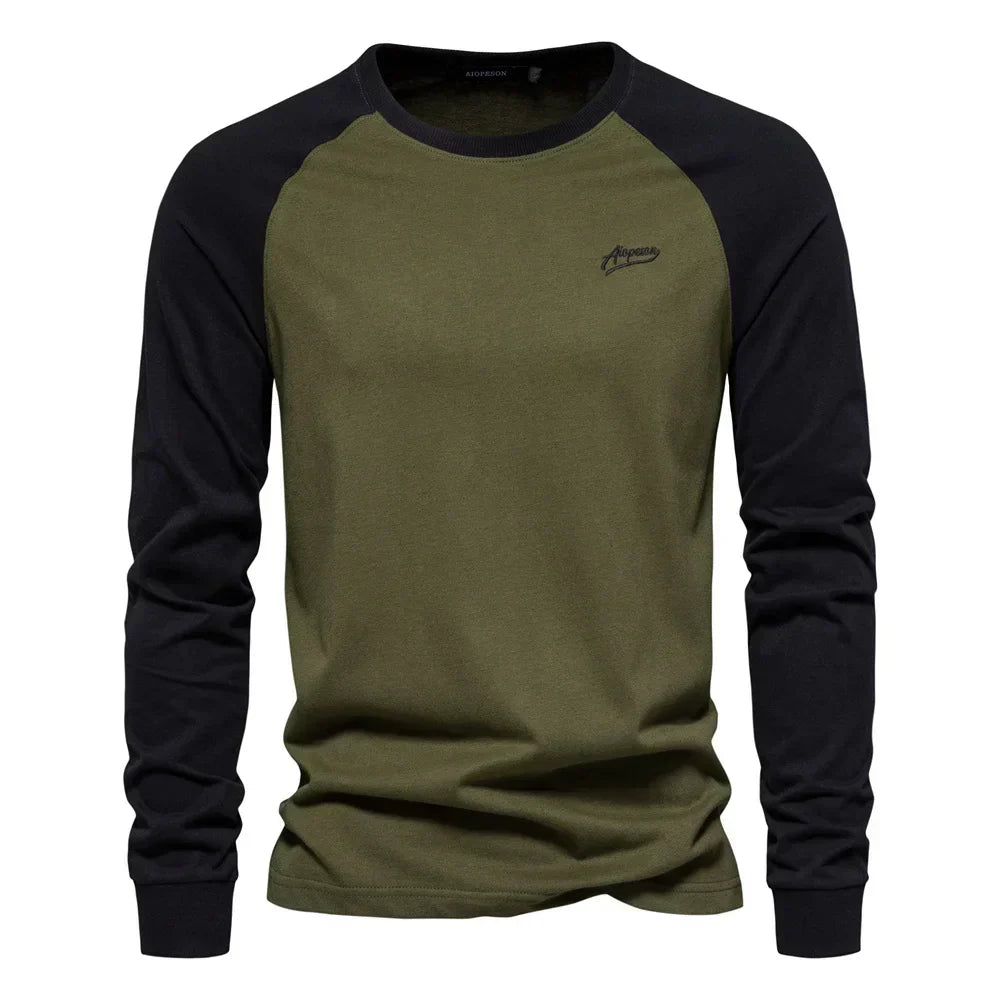 Iván — Camiseta Manga Larga Raglán Hombre | Lujo Urbano