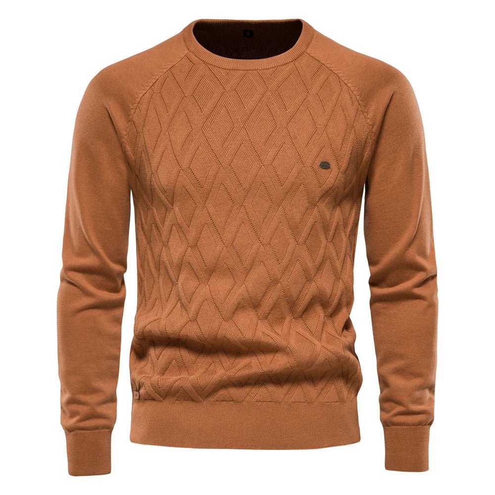 Marco — Jersey Rombos Premium Hombre | Estilo Clásico