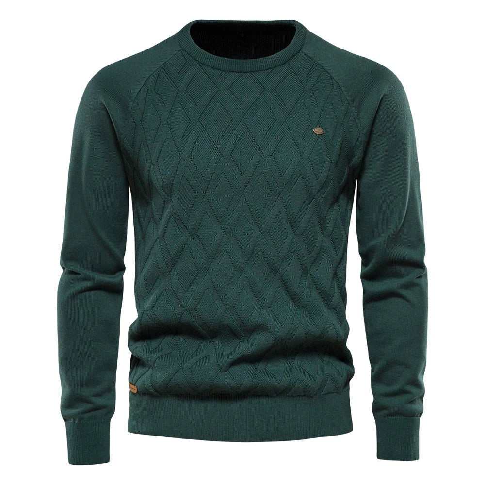 Marco — Jersey Rombos Premium Hombre | Estilo Clásico
