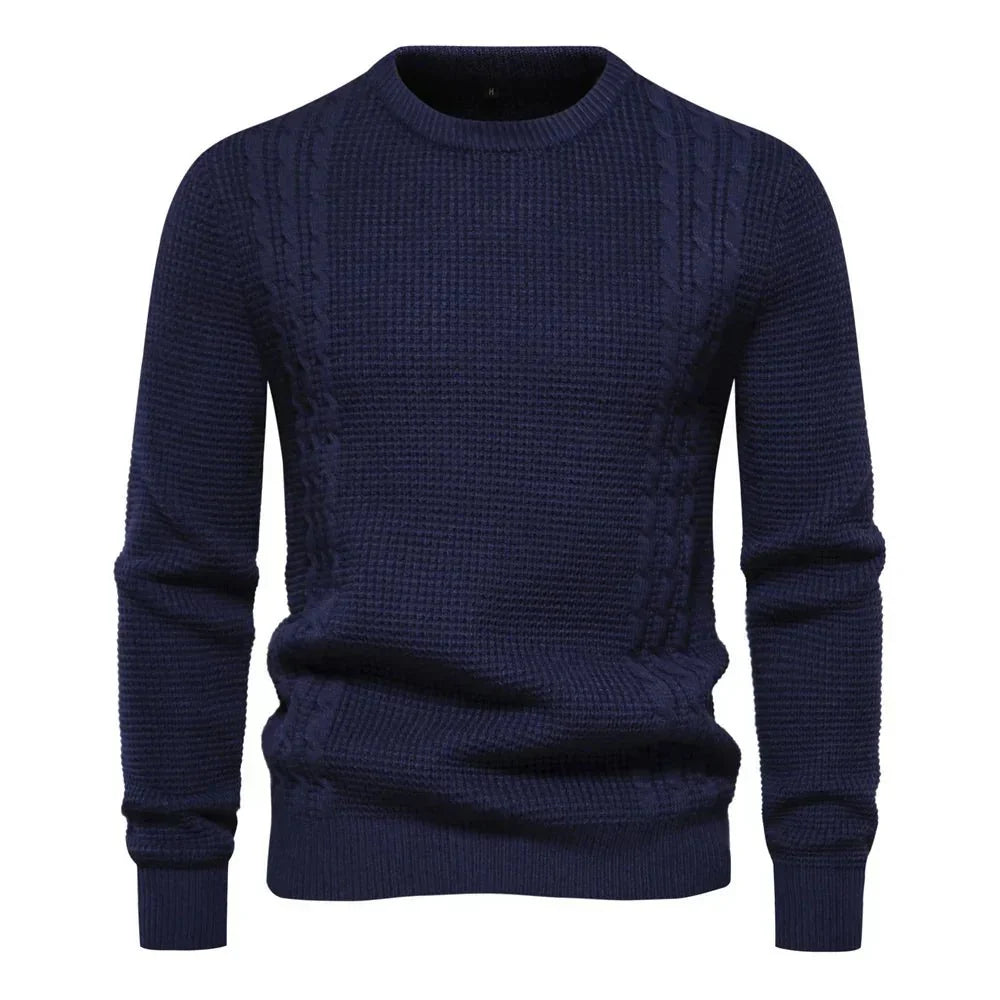 Abraham — Jersey Punto Casual Cálido Hombre