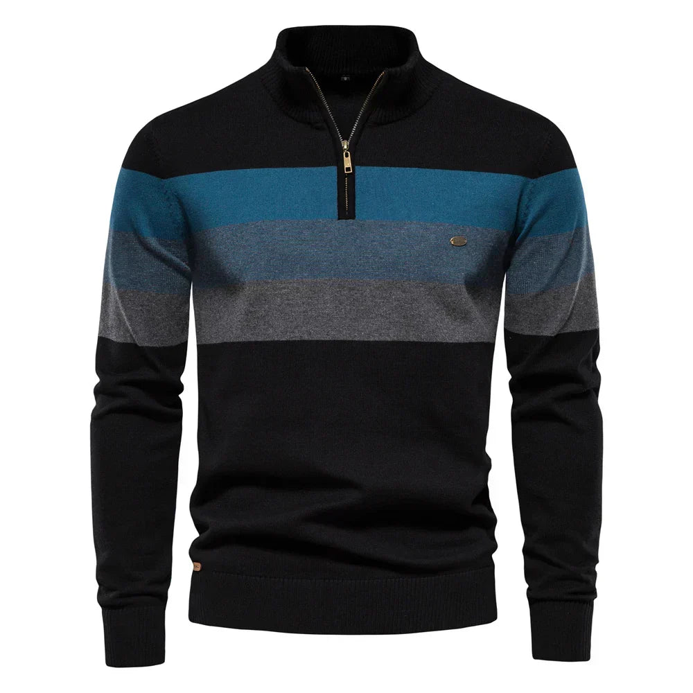 Héctor — Jersey Cuello Alto Elegante Hombre | Distinción