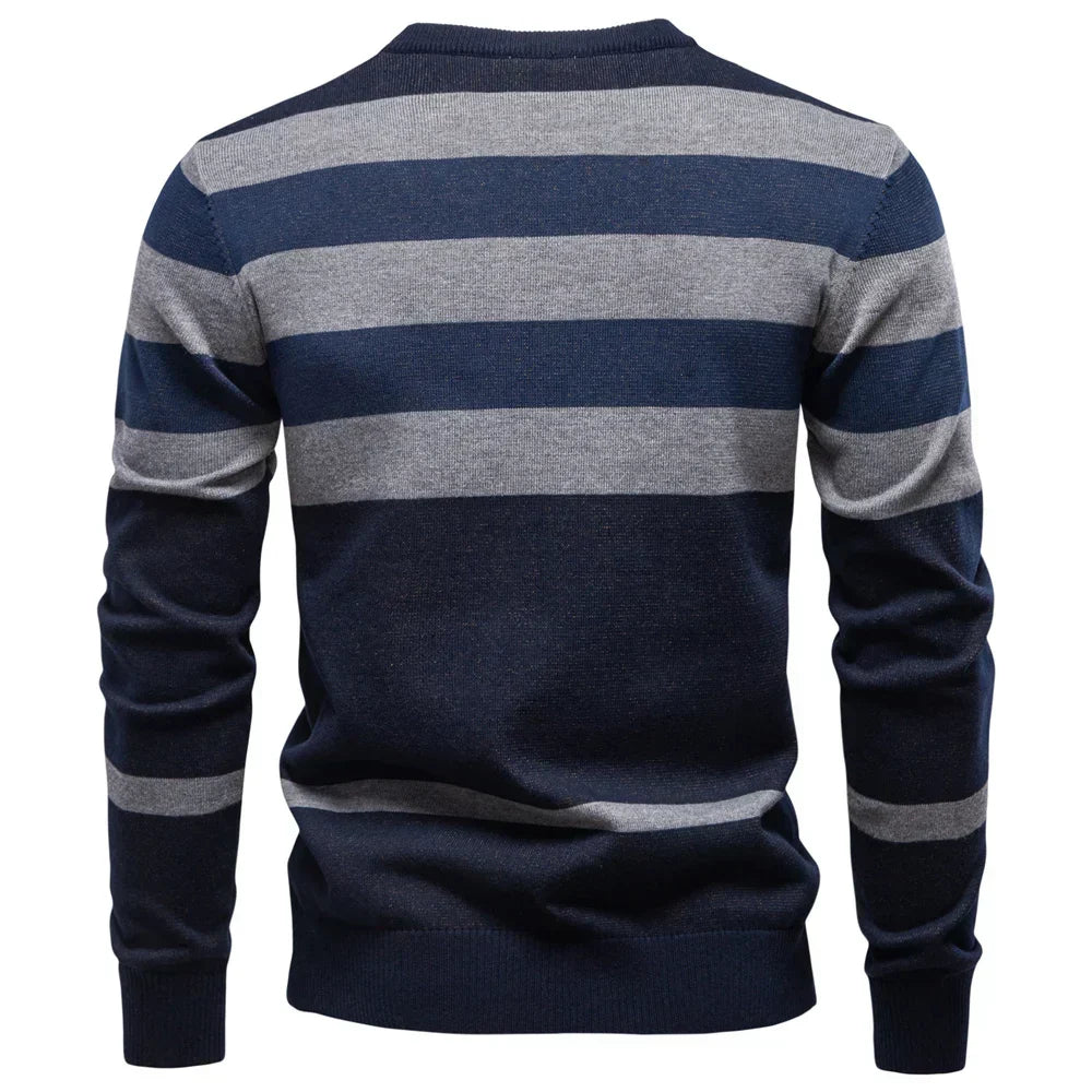 Lucas — Jersey Punto Rombos Hombre | Artesanía Textil