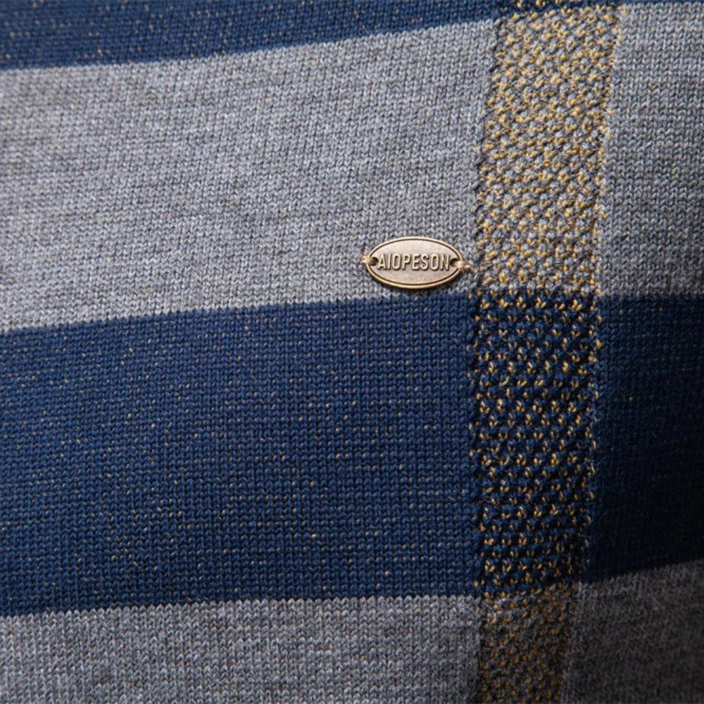 Lucas — Jersey Punto Rombos Hombre | Artesanía Textil