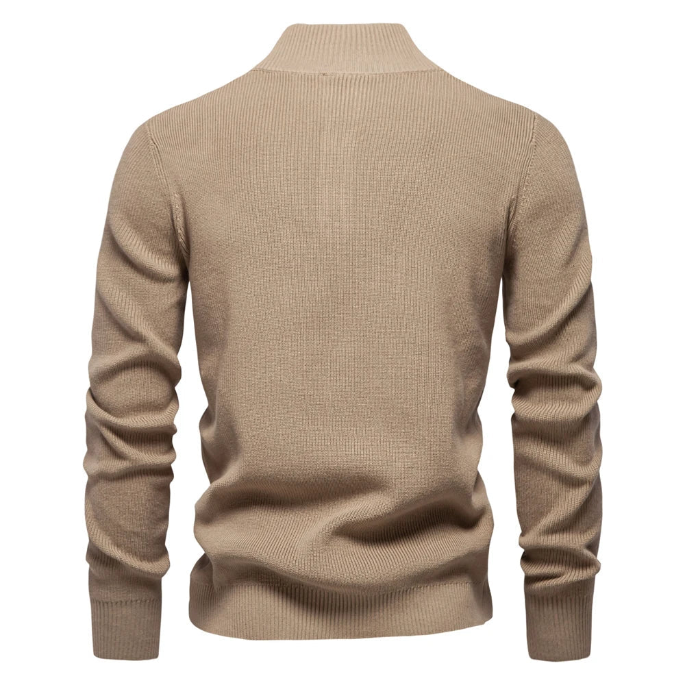 Javier — Jersey Elegante Botones Hombre | Refinamiento
