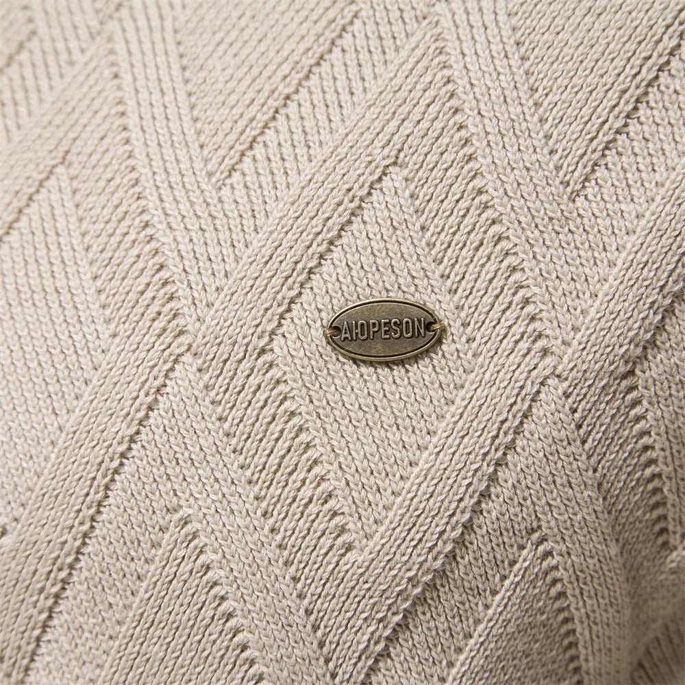 Marco — Jersey Rombos Premium Hombre | Estilo Clásico