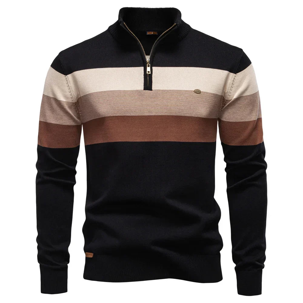 Héctor — Jersey Cuello Alto Elegante Hombre | Distinción