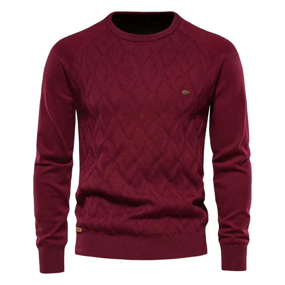 Marco — Jersey Rombos Premium Hombre | Estilo Clásico