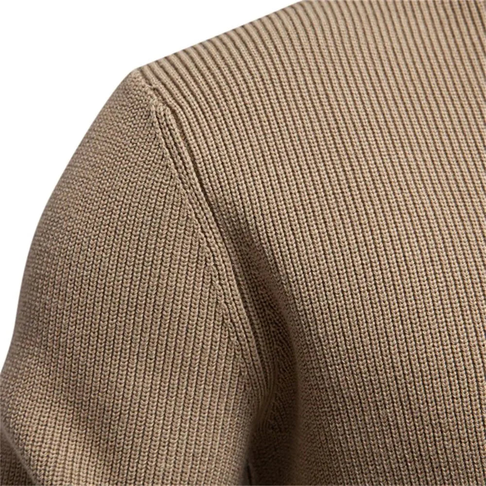 Javier — Jersey Elegante Botones Hombre | Refinamiento