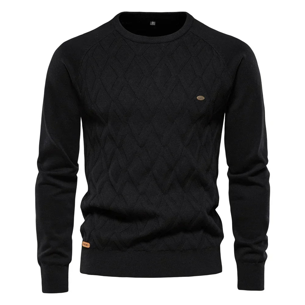 Marco — Jersey Rombos Premium Hombre | Estilo Clásico