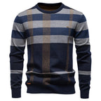 Lucas — Jersey Punto Rombos Hombre | Artesanía Textil