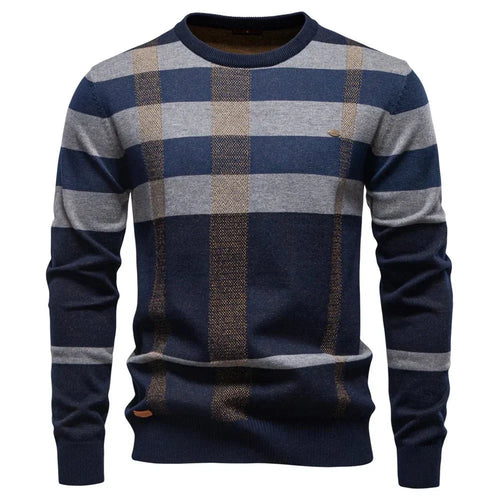Andrés — Jersey Punto Rombos Hombre | Artesanía Textil