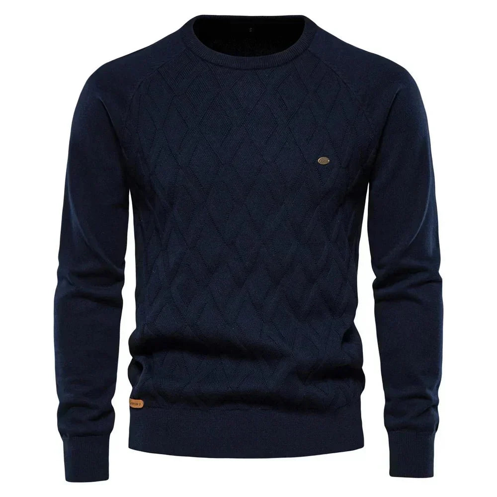 Marco — Jersey Rombos Premium Hombre | Estilo Clásico