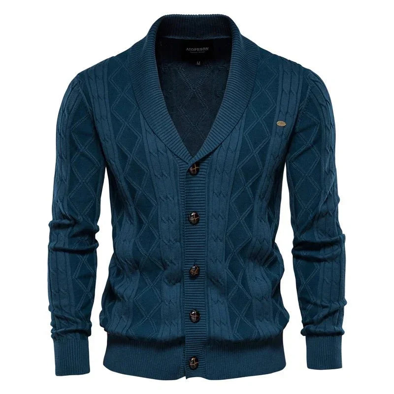 Diego — Cárdigan Botones Hombre | Elegancia Funcional