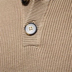 Javier — Jersey Elegante Botones Hombre | Refinamiento