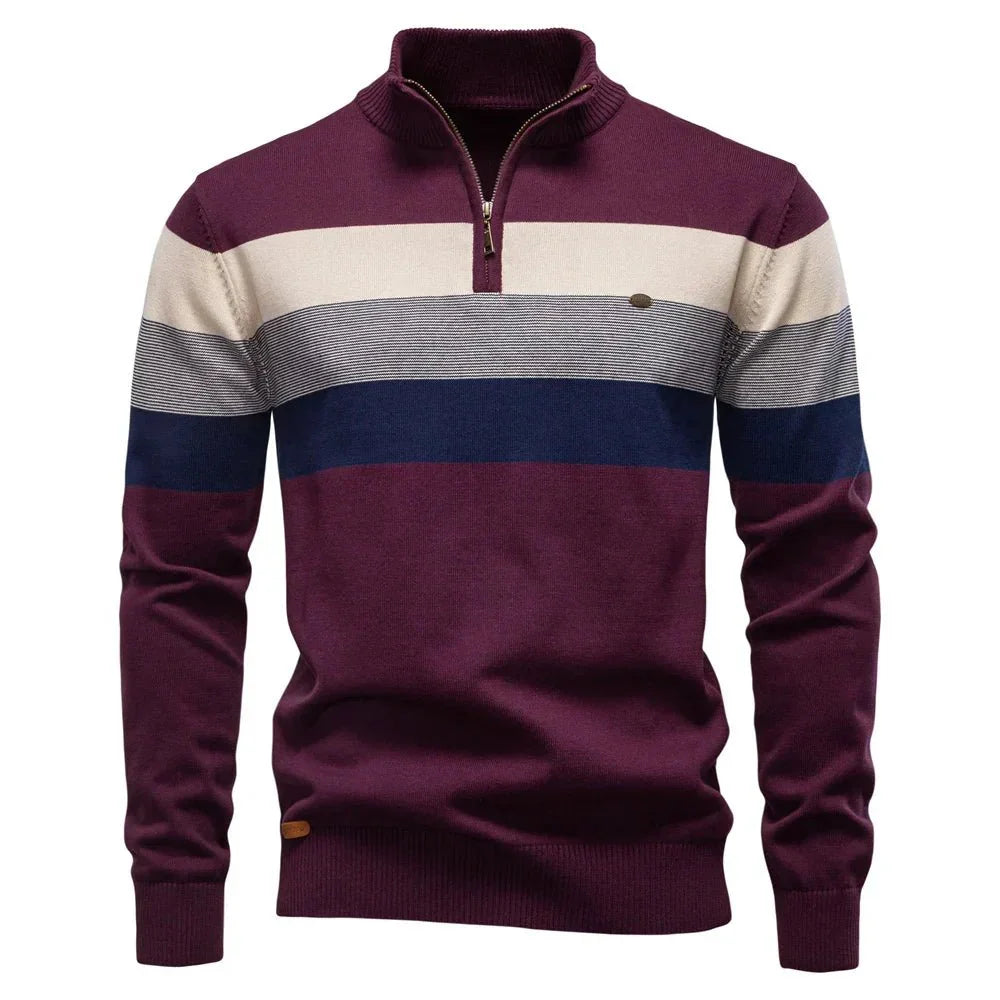 Héctor — Jersey Cuello Alto Elegante Hombre | Distinción