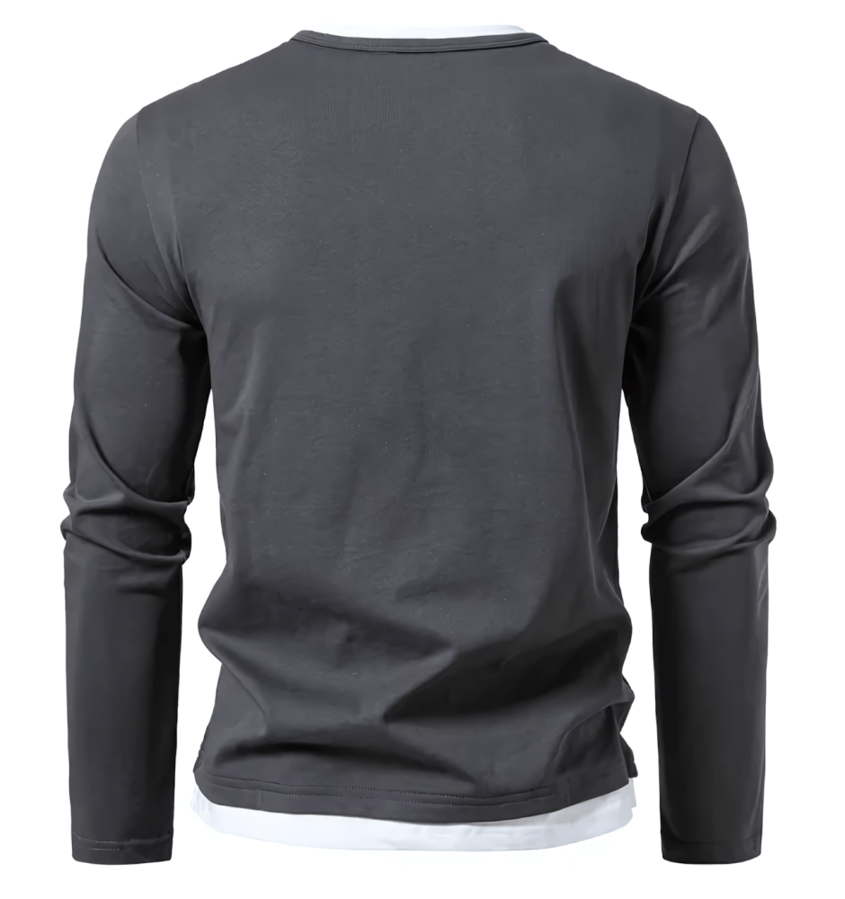 Rubén — Camiseta Manga Larga Algodón Premium | Hombre
