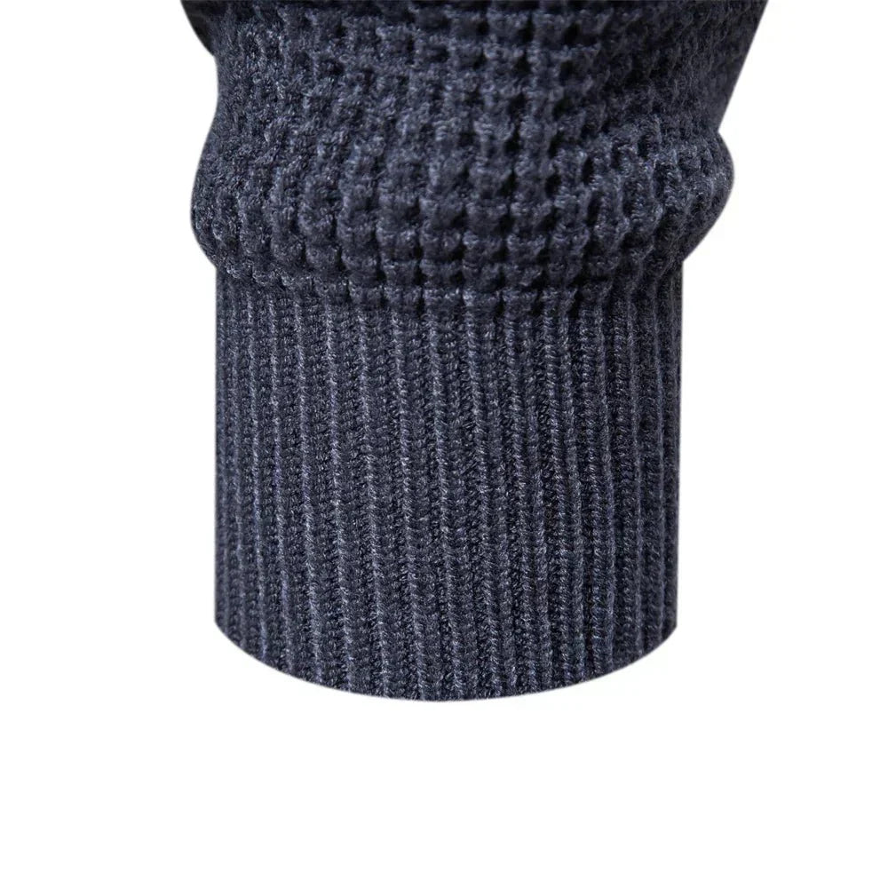 Abraham — Jersey Punto Casual Cálido Hombre