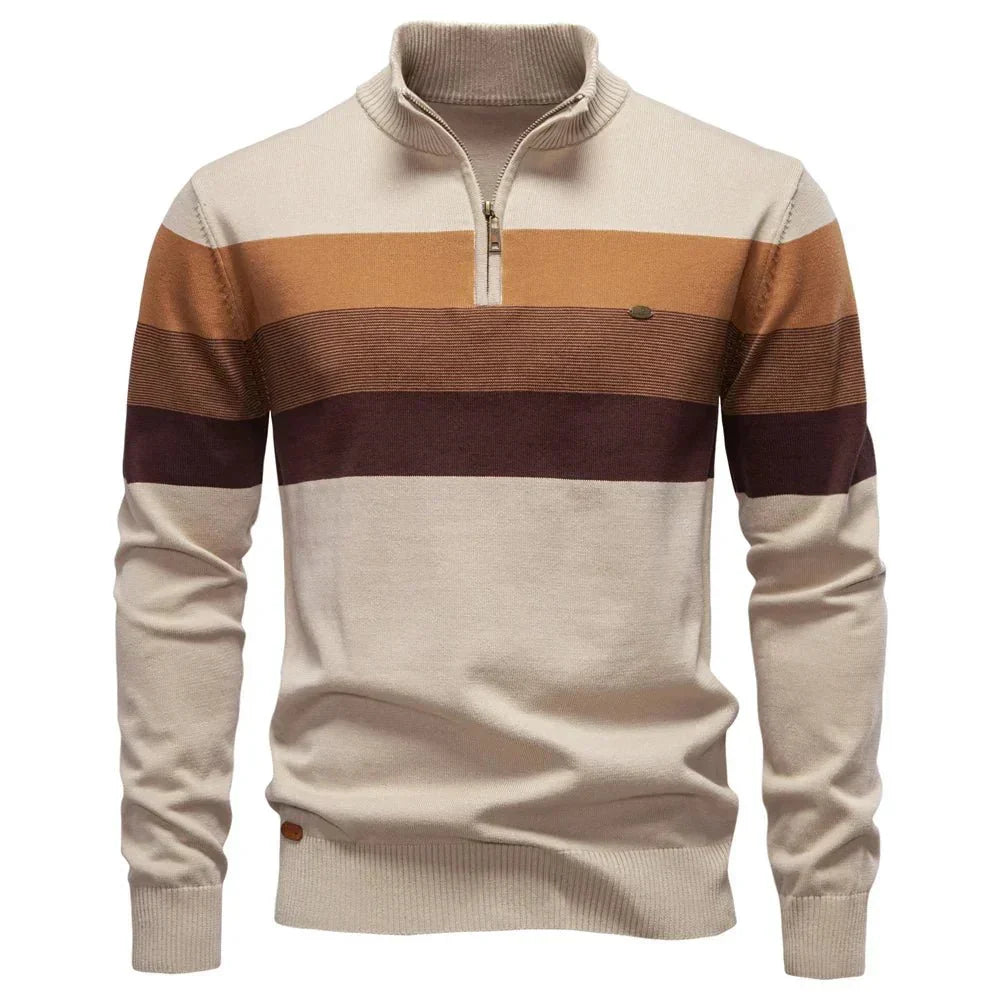 Héctor — Jersey Cuello Alto Elegante Hombre | Distinción