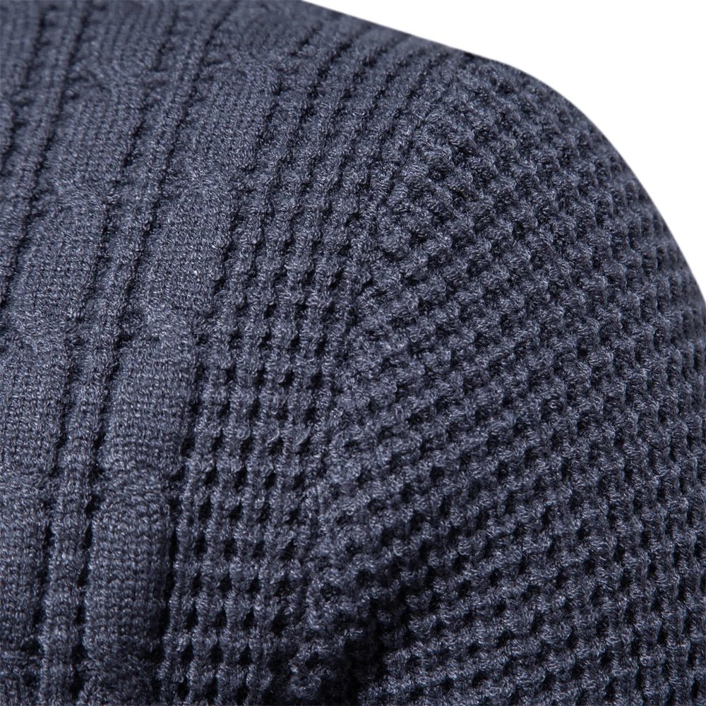 Abraham — Jersey Punto Casual Cálido Hombre