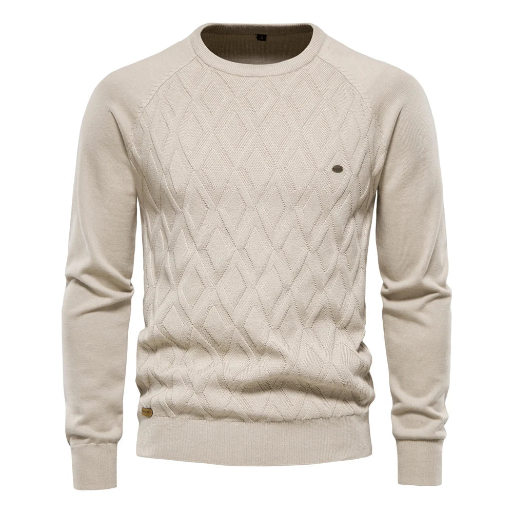Marco — Jersey Rombos Premium Hombre | Estilo Clásico