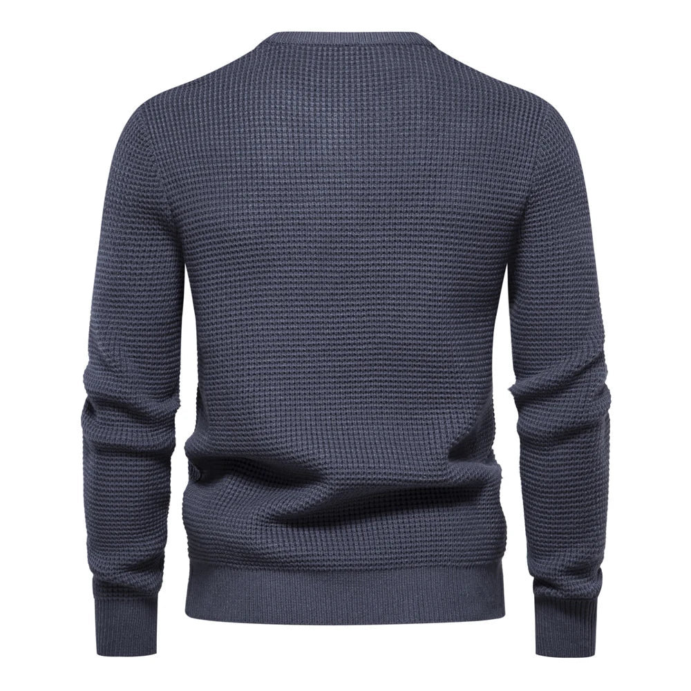 Abraham — Jersey Punto Casual Cálido Hombre