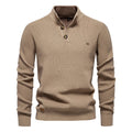 Javier — Jersey Elegante Botones Hombre | Refinamiento